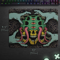 Gutter x Skull Mouse Pad Mouse Pads MYTHIC MOUSE PADS Large 12 x 9.5" 
